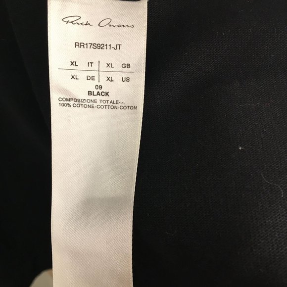 Rick Owens GLITTERS  F/W 17 black long zipper sweater - Picture 8 of 8